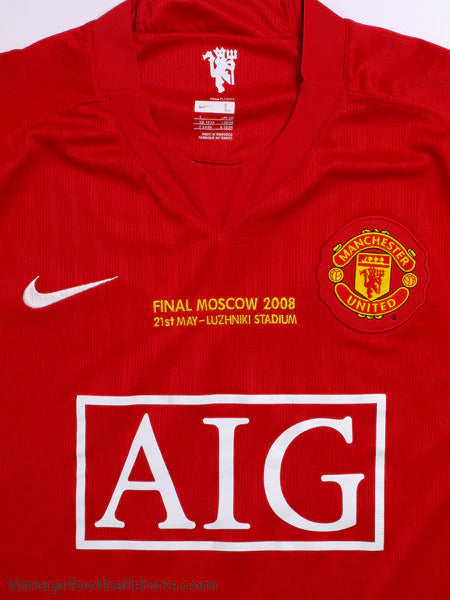 MAN UNITED 2007/08 FINAL JERSEY