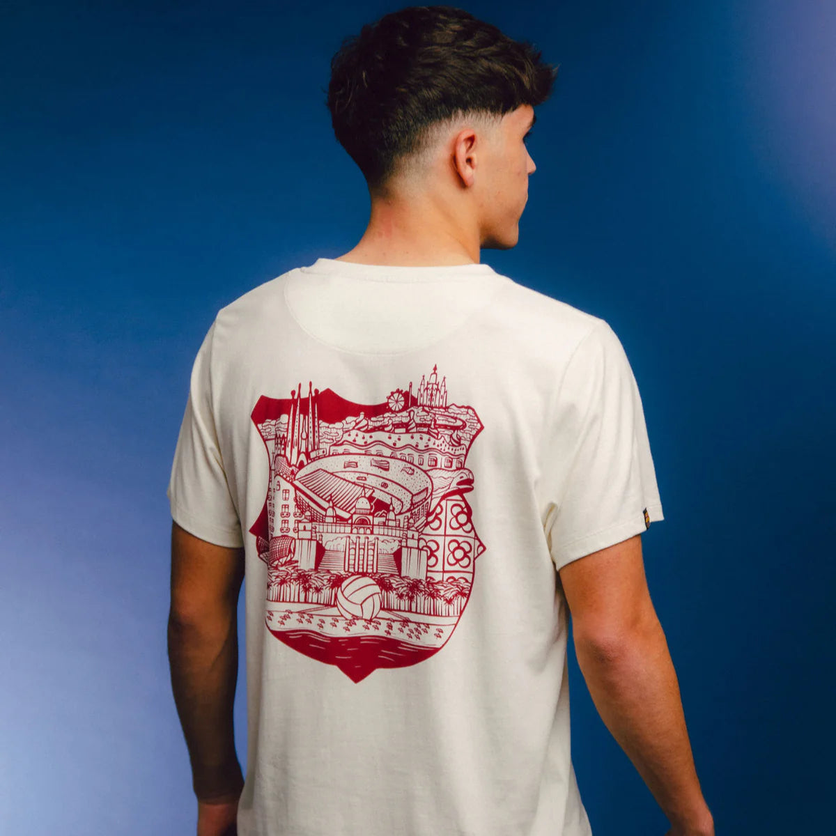 Camiseta beige Barça